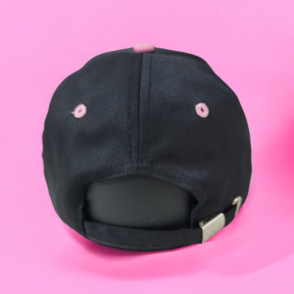 Breast Cancer Site woman's fully adjustable pink and black baseball cap. - Picture 8 of 8